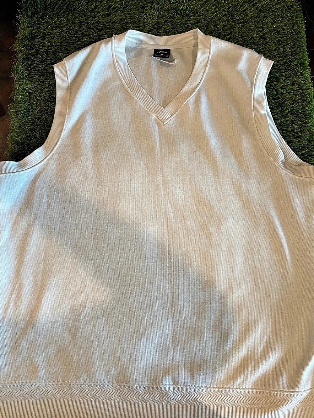 Nike Men's Dri-FIT Tank Top White XL Golf
